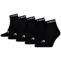 Produktbild: Head Kurzsocken Unisex Socken 5er Pack Baumwolle (Packung, 5er Pack) schwarz 35-38