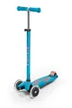 Produktbild: Maxi Micro™ Deluxe LED | Das ORIGINAL | Kinder Roller ab 5 Jahren | Premium Kinderroller von 5-7 Jahre | Lenker höhenverstellbar | Kickboard Scooter | Farbe Aqua
