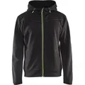 Produktbild: Blakläder® Hoodie mit Reißverschluss Mittelgrau/Schwarz 3363 2526 - schwarz/gelb - 3XL