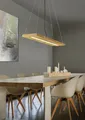 Produktbild: Trio Brad LED Pendelleuchte  27W dimmbar Holzfarbig warmweiss 4017807451191