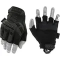 Produktbild: Mechanix Arbeitshandschuhe M-Pact Fingerless, Covert, Kunstleder, schwarz, Größe 9 / L