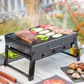 Produktbild: Klappbarer tragbarer Grill für die Verwendung mit Holzkohle BearBQ InnovaGoods