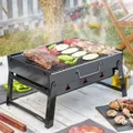 Produktbild: Klappbarer tragbarer Grill für die Verwendung mit Holzkohle BearBQ InnovaGoods