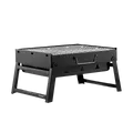 Produktbild: InnovaGoods Holzkohlegrill Klappgrill Camping BBQ Picknick Outdoor Eisen Tragbar