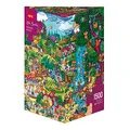 Produktbild: HEYE 29792 - Wonderwoods Triangular, Rita Berman, inklusiv Poster, 1500 Teile Puzzle
