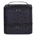 Produktbild: Kosmetiktasche Groß, BYLife Make-up-Tasche Make up Koffer Schminktasche Schminkkoffer Leer Kosmetiktasche Nagellack-Organizer Für 30 Flaschen Beauty Case Nagelkoffer