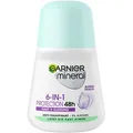 Produktbild: Garnier Antitranspirant Mineral 6-in-1 Protection, 48h Schutz, für Damen, ohne Ethylalkohol, Roller, 50 ml