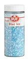 Produktbild: Tortendeko Schneeflocken essbare Zuckerperlen RUF eisblau weiß 100g Modell-Nr
