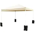 Produktbild: Outsunny Standfuss, Schwarz, Kunststoff, 14x42x14 cm, Sonnen- & Sichtschutz, Pavillons & Pergolas, Pavillons