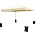Produktbild: Pavillon Standfuß Für Faltpavillon Partyzelt Festzelt 4 Stück 4er-set Schwarz Neu - Outsunny