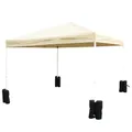 Produktbild: Outsunny Pavillon Standfuß für Faltpavillon Partyzelt Festzelt 4 Stück 4er-Set schwarz NEU