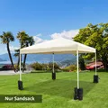 Produktbild: Outsunny Pavillon Standfuß Standsicherung Partyzelt Festzelt Standfüße 4er-Set