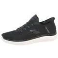 Produktbild: Skechers Herren Summits High Range Turnschuhe, Black Mesh/Wht Trim, 45 EU