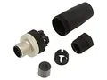 Produktbild: XZCC12MDM40B Steckverbinder M12 PIN: 4 gerade Stecker männlich -40-85°C TELEMECA