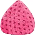 Produktbild: Sitting Point Sitzsack BeanBag Fluffy 220, Pink Sternen-Muster