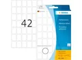 Produktbild: Vielzwecketiketten Herma, 16 x 22 mm, selbstklebend, permanent, matt, 1344 Stück, weiß