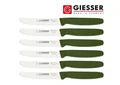 Produktbild: 6er Set Giesser Messer 11 cm olive Tomatenmesser Brötchenmesser Universalmesser