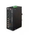 Produktbild: Planet Gigabit-Industrieswitch 4 Port PoE 2 SFP Switch Kupferdraht 1 Gbps 4-Port TCP/IP Ethernet Power over RJ-45 3 HE (IGS-624HPT)