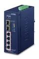 Produktbild: Planet IGS-624HPT Industrial Switch 4X Giga PoE + 2 SFP-Ports