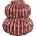 Produktbild: Beliani - Blumenvase Rot Aus Steinzeug 28 Cm Modernes Design Wasserdicht Wohnaccessoires Vase Dekovase Für Blumen