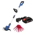 Produktbild: Güde Akku Rasentrimmer RT 18-201-05 Garten Trimmer Ladegerät 10 Messer | NEU