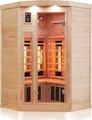 Produktbild: Dewello Infrarotkabine Infrarotsauna LAKEFIELD 140cm x 140cm inkl. Vollspektrumstrahler, Bodenstrahler