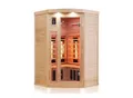 Produktbild: Dewello® Infrarotkabine Infrarotsauna LAKEFIELD 140cm x 140cm inkl. 5 Vollspektrumstrahler, 4 Karbonstrahler, 3 Personen