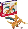Produktbild: Pokemon Glurak Charizard 222 Teile Bauset Klemmbausteine Mattel NEU