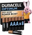 Produktbild: Duracell 8 Batterien Optimum Micro AAA - Batterie (151266)