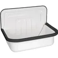 Produktbild: Stahlausgussbecken Alape Contra 505, weiss, BxHxT: 505x330x360 mm
