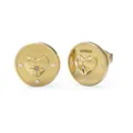 Produktbild: GUESS Talismania Ohrstecker Ohrringe Edelstahl Gold Zirkonia JUBE01446JWYGTU