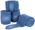 Produktbild: Equinate Fleecebandagen Harmony 4er Set in vielen Farben Bandagen Fleece Navy Pony