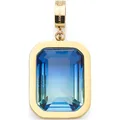 Produktbild: JEWELS BY LEONARDO Anhänger Clip & Mix Priska • Ketten-Anhänger aus goldfarbenem Edelstahl • facettierter Baguette Stein • Schmuck Geschenk für Frauen • 024967