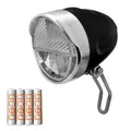 Produktbild: nean Fahrrad LED Fahrradlampe Frontleuchte mit StVZO, 30 Lux,  inkl. Batterien