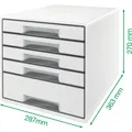 Produktbild: Leitz WOW CUBE - Schubladenbox (A4) (52142062)
