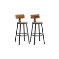 Produktbild: VASAGLE Industrie-Design Barhocker 2er Set LBC026B01V1