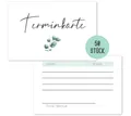 Produktbild: Things of Happiness Geschäftspapier Bonuskarte Terminkarte Stempelkarte Firma, Boho Eucalyptus