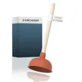 Produktbild: Kirchhoff Profi-Pömpel 140 mm, Saugglocke für verstopfte Toilette, Badewanne, Dusche, WC-Pümpel zur chemielosen Reinigung, großer Abflussreiniger bei Verstopfung, Rot