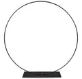 Produktbild: matches21 HOME & HOBBY Dekofigur Dekoring Ring Fuß Sockel Drahtring Metall schwarz 1 Stk Ø 25 cm (1 St), Sockel Draht-Reif zum Stellen als Hochzeit Tischdeko Deko-Ring