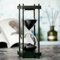 Produktbild: Sanduhr Timer 60 Minuten Schwarzer Holzrahmen Dekorative Sanduhr Schwarzer Sa...
