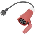 Produktbild: AS Schwabe 61371 Strom Adapterkabel  16 A Schwarz 0.3 m H07RN-F 3G 2,5 mm²
