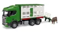 Produktbild: Bruder® Spielzeug-Transporter bruder Tiertransport-LKW Scania Super 560R grün/weiß 1:16