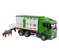 Produktbild: Bruder® Spielzeug-Landmaschine Scania Super 560R Tiertransp.LKW+Rind 03548