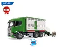 Produktbild: BRUDER - SCANIA Super 560R 6x4 Viehtransporter mit einer Kuh - 1/16 - BRU3548