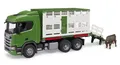 Produktbild: 4001702035488 Vehicle Scania Super 560R Container with a cow figure BRUDER