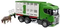 Produktbild: bruder Scania Super 560R Tiertransporter Rind Fertigmodell Nutzfahrzeug Modell