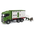 Produktbild: Bruder 03548 Scania Super 560R Tiertransport-LKW mit 1 Rind Landwirtschaft