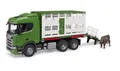Produktbild: BRUDER, SCANIA Super 560R 6x4 Viehtransporter mit einer Kuh, 1/16, BRU3548