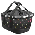 Produktbild: KLICKfix Fahrradkorb Bikebasket GT dots 42x33x27 cm