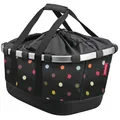 Produktbild: Klickfix Fahrrad City Korb Tasche Bikebasket GT dots 33x27x42cm 21 L Einkaufen